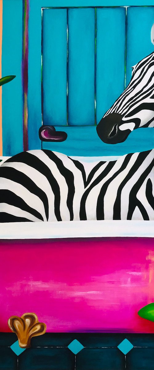 ZeBrA iN tHe BaTh by Christina Bilbili