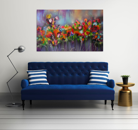 "Fairy Dreams" VERY LARGE Abstract Painting