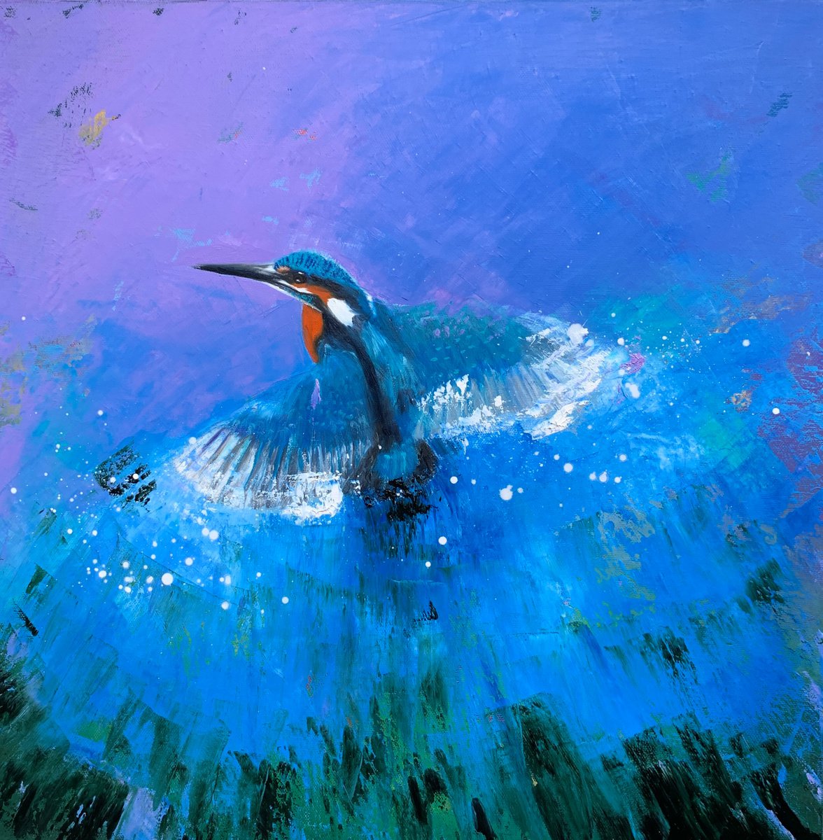 Kingfisher Rising by Laure Bury
