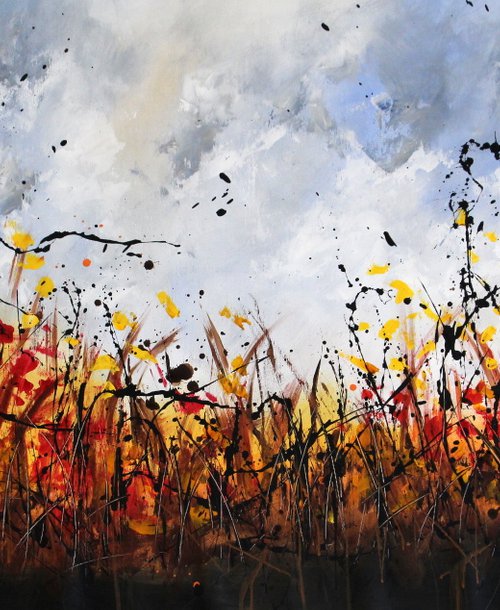 Summer Mind  - Extra Large original landscape by Cecilia Frigati