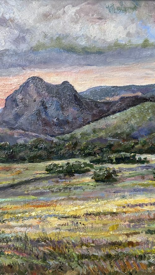 Birtvisi View From the Village Chkhikvta by Zurab Sharvadze