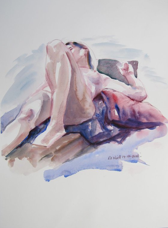 Reclining female nude