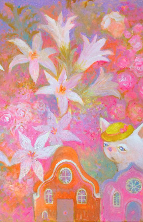 A Little Dreamer and the Paper Plane by Oxana Zaika