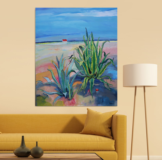 Landscape with Agave