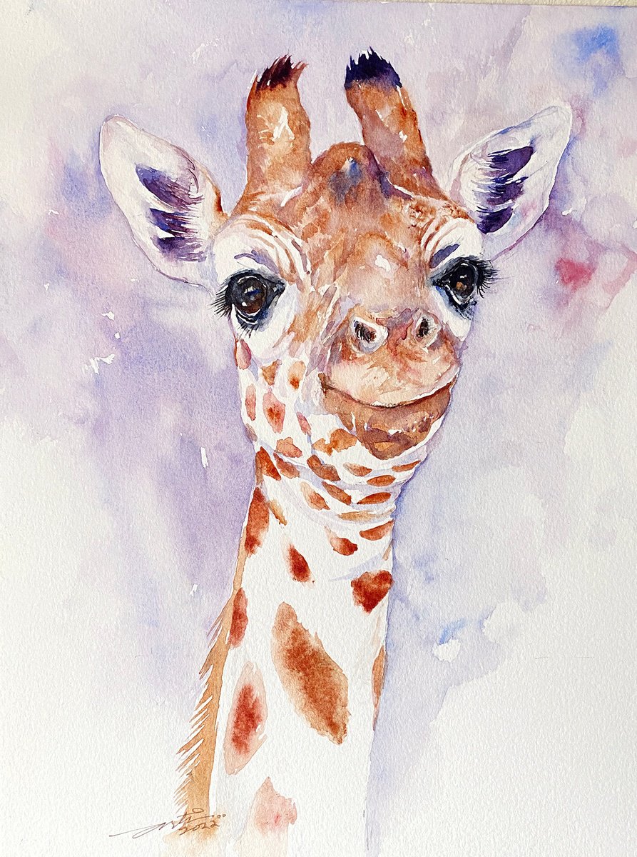 Young Giraffe Mezzie by Arti Chauhan