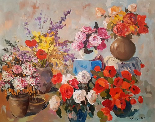 Symphony of flowers - One of Kind by Hrachya Hakobyan