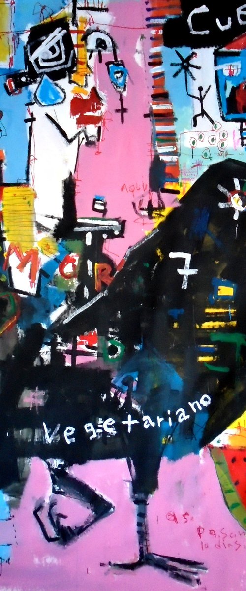 crow vegetarian by Dimitris Pavlopoulos