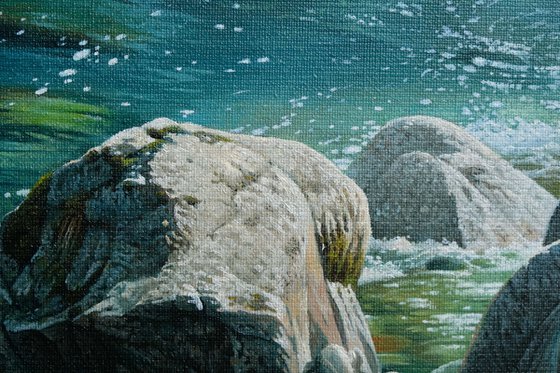 Sound of the mountain stream