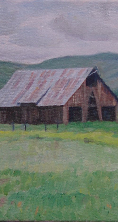 Lonely Old Barn by Mark Peterson