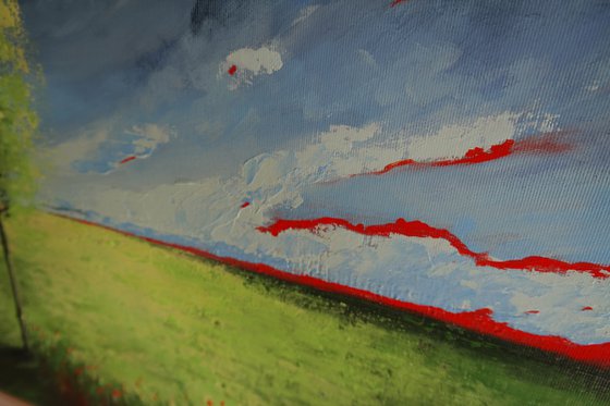 Early  Summer Storm - Fields and Colors Series-