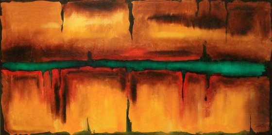 Green Line 24"x 48"