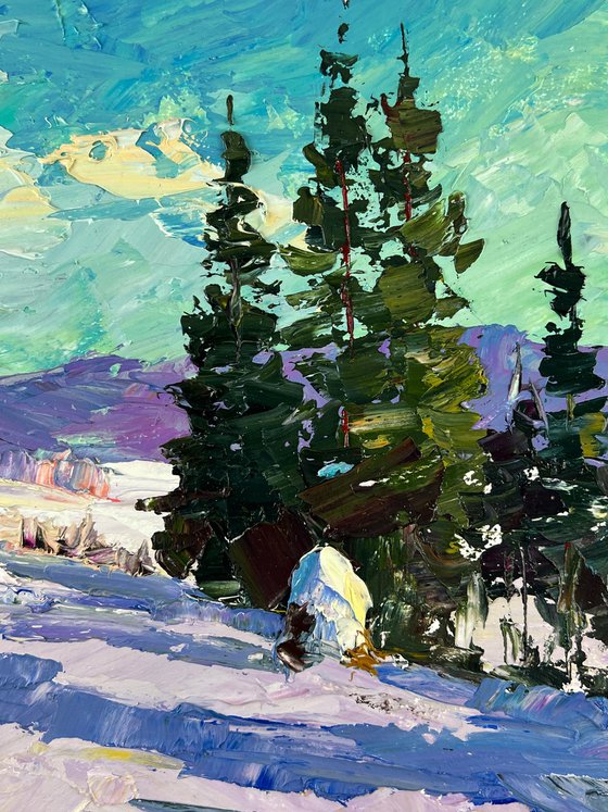 Winter In The Mountains