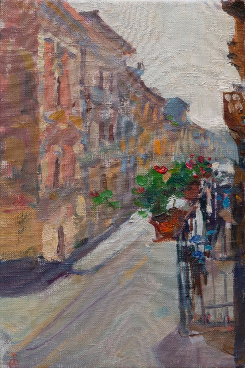 Catania - Oil Painting By Anastasia Borodina, 8 X 12, Artwork For Sale On Artfinder
