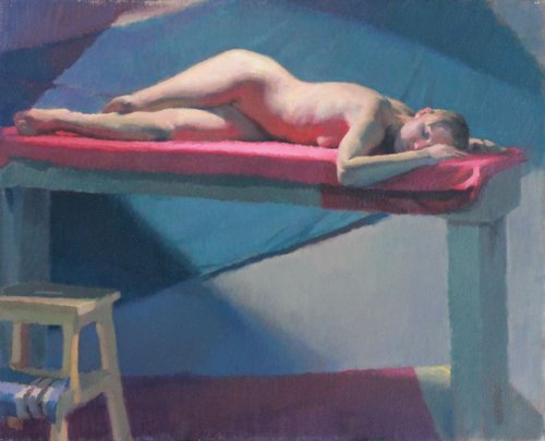 Reclining Nude by Snehal Page