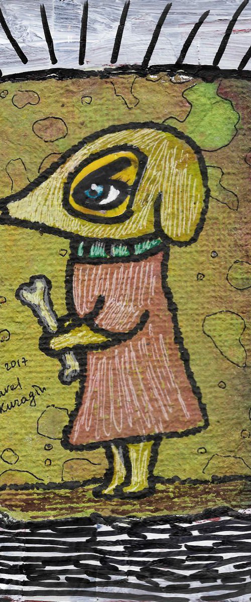 Yellow dog by Pavel Kuragin