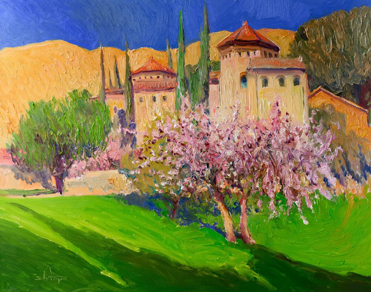 Blooming Almond. Spring By Suren Nersisyan, 28 X 22, Artwork For Sale On Artfinder