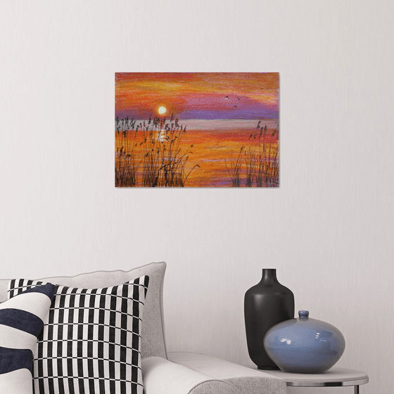 Sunset /  ORIGINAL PAINTING