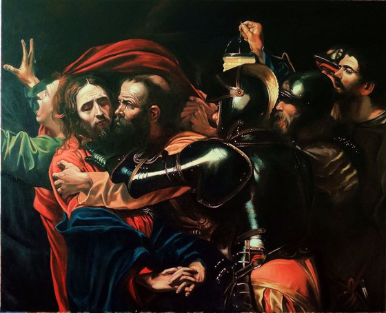 "The Taking of Christ" in remembrance of Caravaggios masterwork