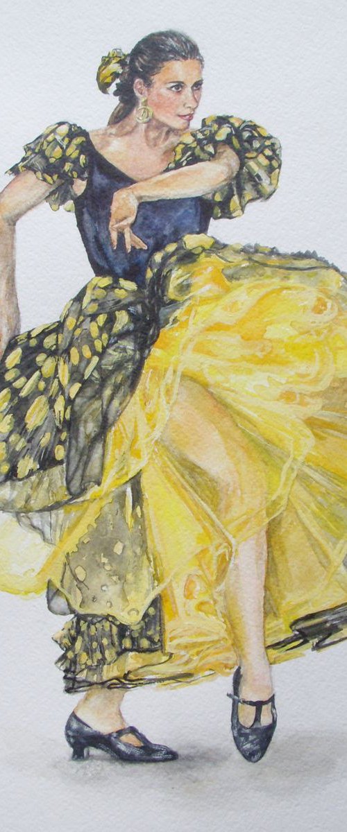 Flamenco-Yellow by Anastasia Zabrodina