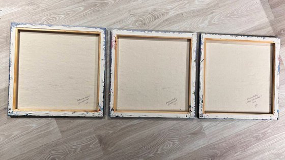 Flames of the Sky - triptych