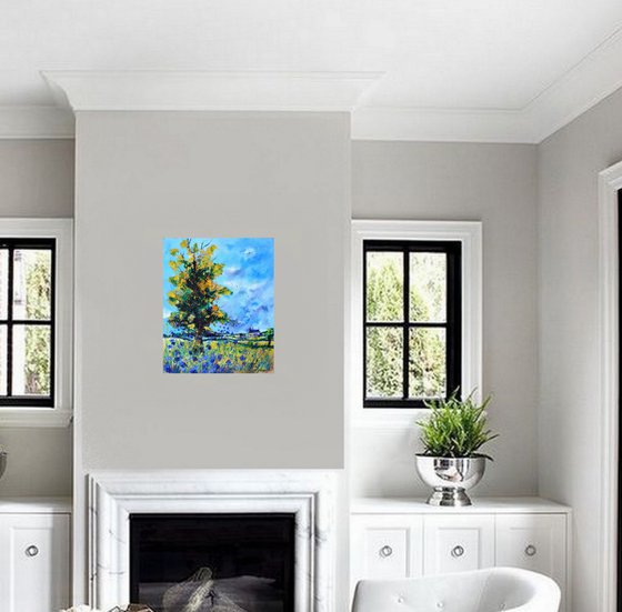 Oak in summer in Foy