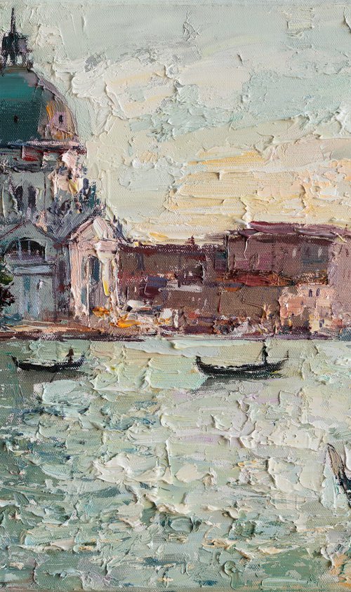 Venice Grand Canal at Sunset by Anastasiia Valiulina