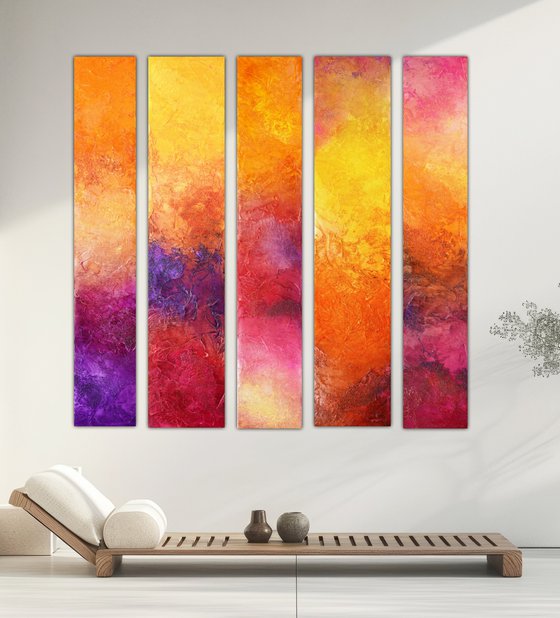 Pillars of colors - Be Bold