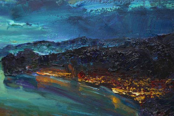 Night over the bay