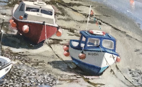 Cornish Harbours - Mousehole 6, incoming tide.