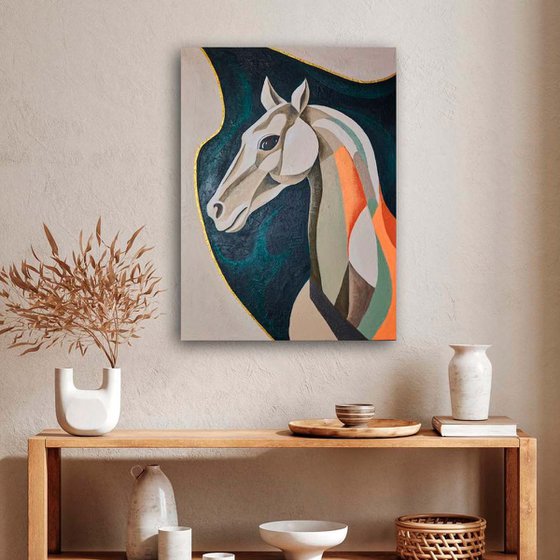 Abstract horse