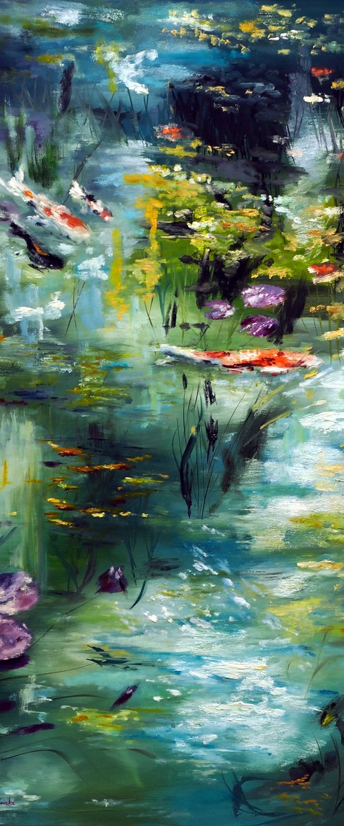 Monet's Pond by Ruslana Levandovska