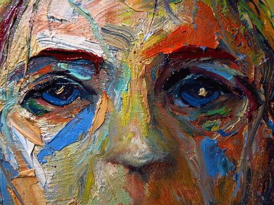 Original Oil Painting Girl