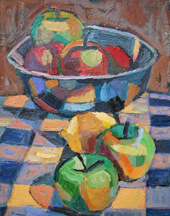 Apples / Still Life ( 34 x 27 cm )