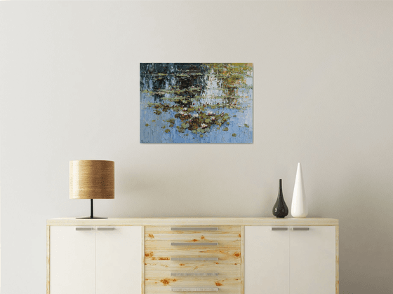 White Water Lilies Pond