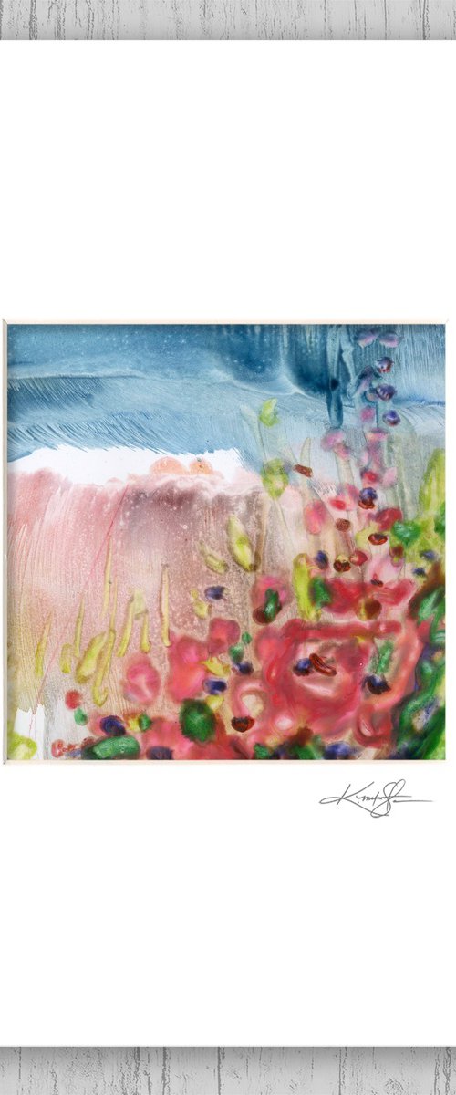 Encaustic Floral 18 by Kathy Morton Stanion