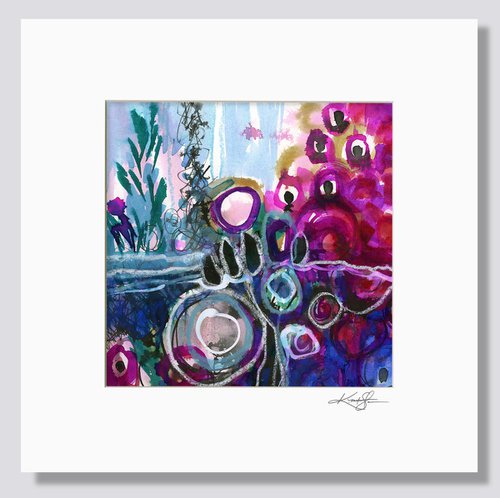 I Dance With Color In The Magical Garden 11 - Abstract Painting by Kathy Morton Stanion by Kathy Morton Stanion