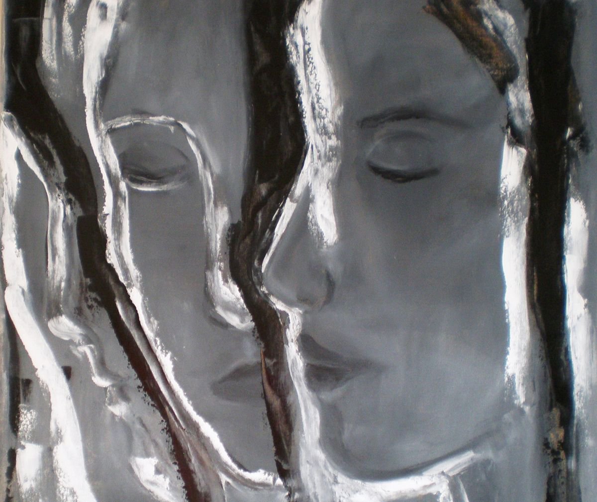 Silhouettes Of A Woman, Minimalism by Deepa Kern