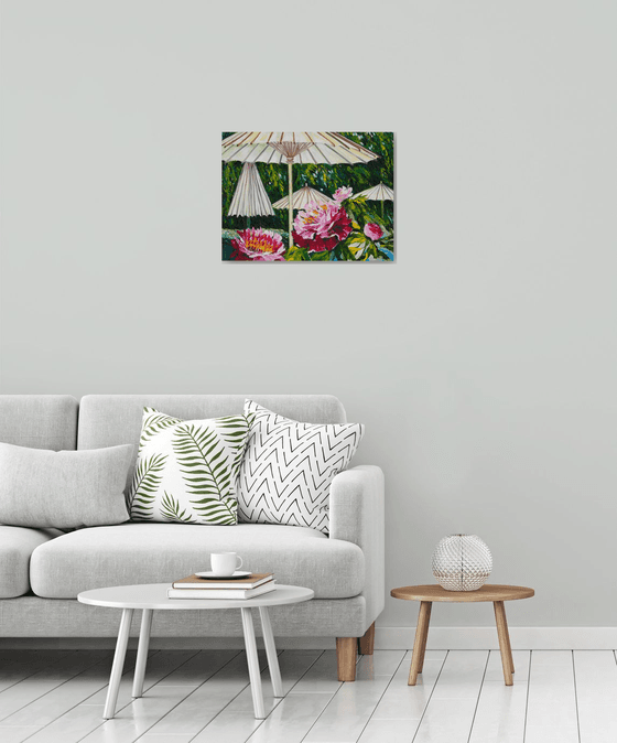 Umbrellas for Peonies