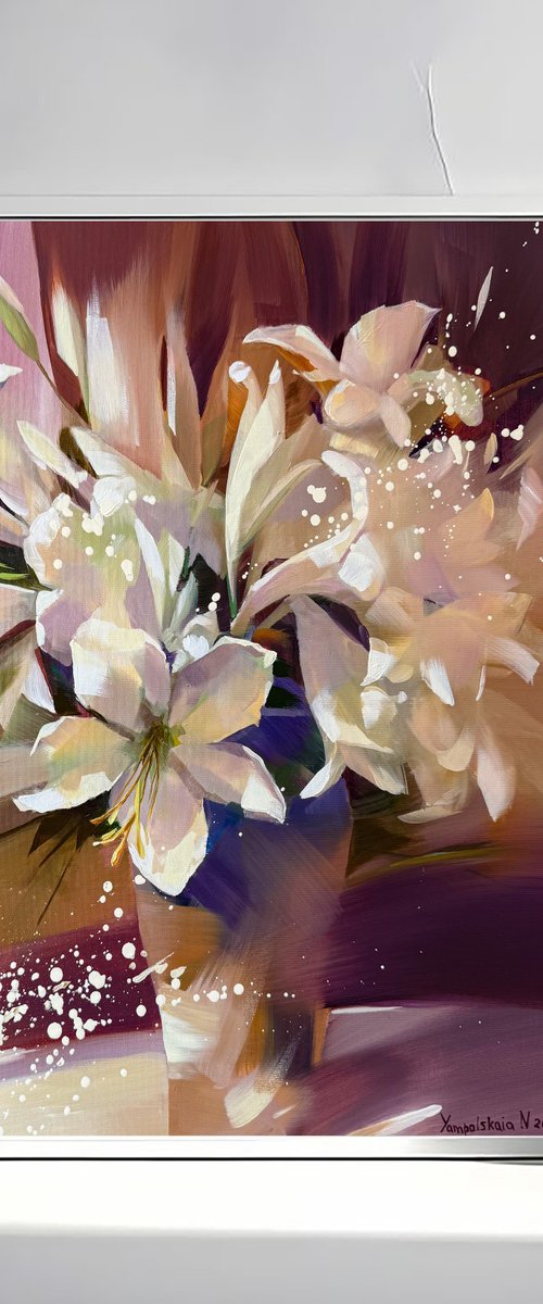 Sparks of Lily Light by Natalia Yampolskaia