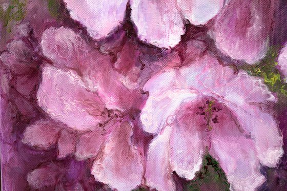 XL Size Floral Painting Magic Sakura