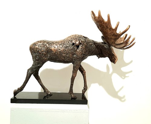 Amazing Moose , no I/VIII( Large size) by Joanna Cholewa