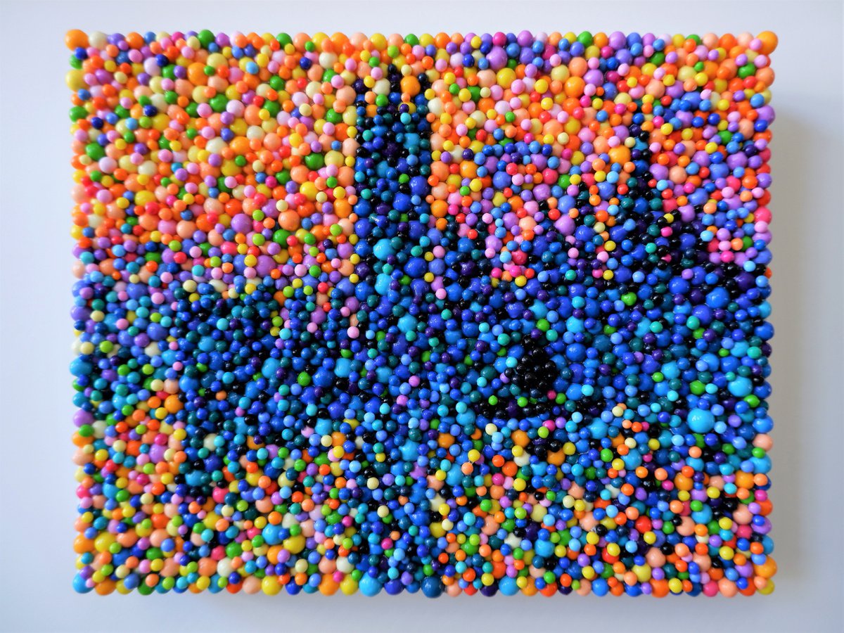 Impressionistic Landscape Sculpture By Van Lanigh, 12 X 9", The Houses Of Parliament, Sunset, Original Artwork