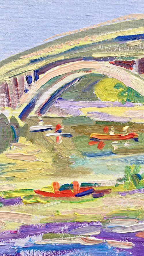 Bridge on the Dnepr by Ole Karako