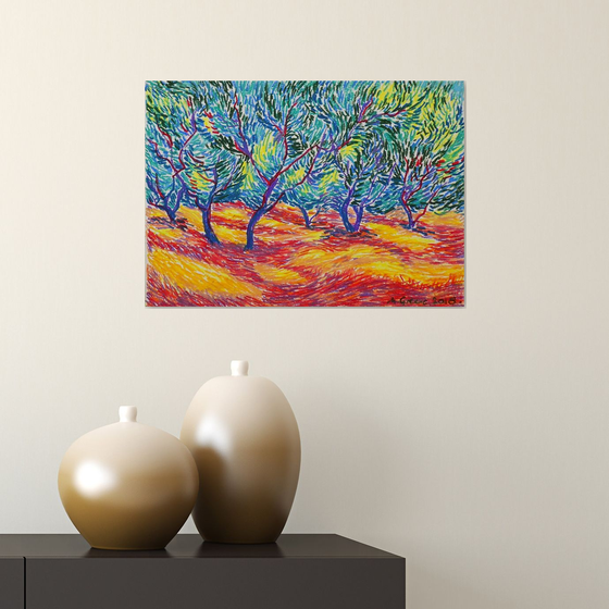 Orchard etude No 9 (42 x 29.7cm)