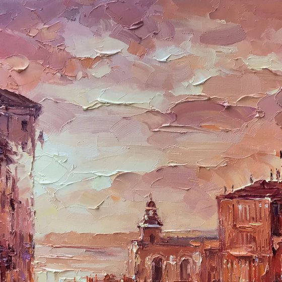 "Venice" original oil painting 70x50