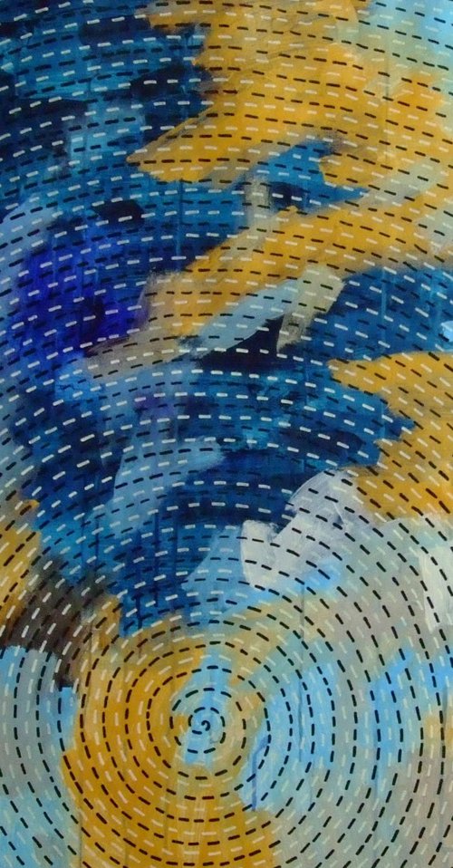 Infinity. Blue and Gold by Marina Krylova