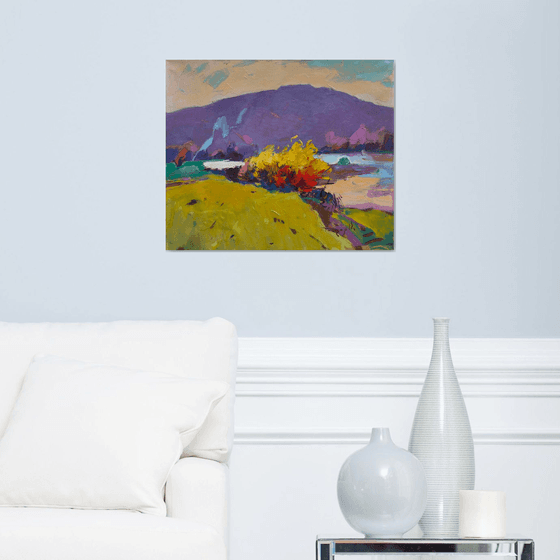 Mountains in Backlight