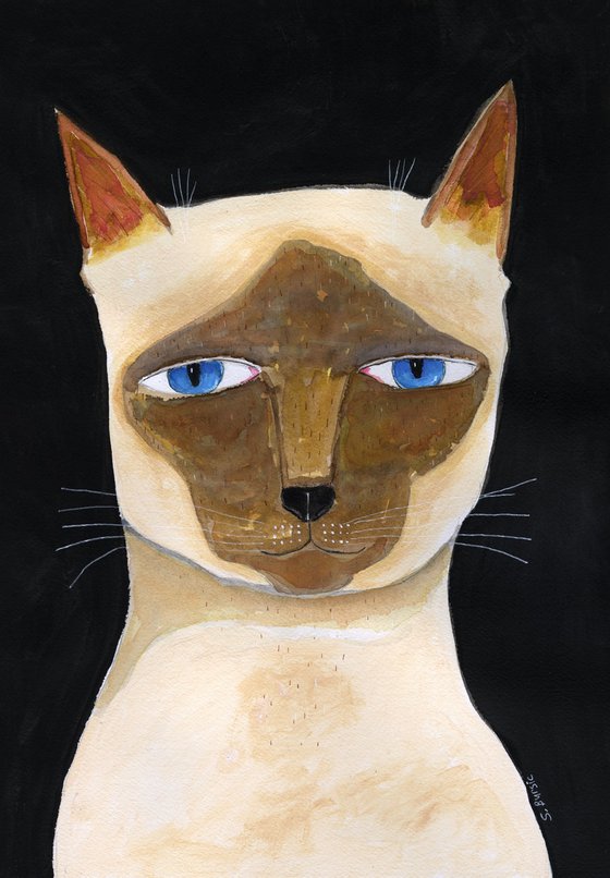 Siamese cat for cat lover