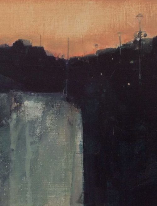 Wish Tower slope, Eastbourne seafront at dusk 24 Feb by Julian Sutherland-Beatson