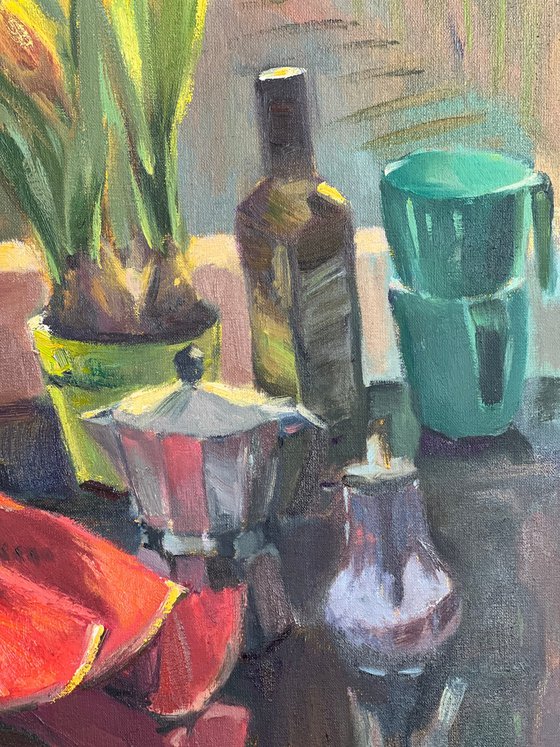 Breakfast time - Kitchen painting